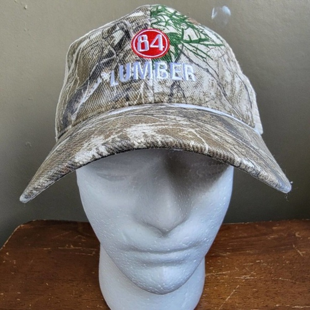 84 Lumber Baseball Cap Hat Camo Camouflage Realtree Hardware Store Adjustable‎